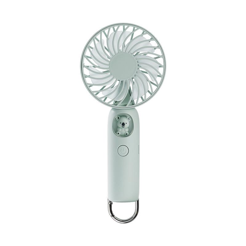 Cartoon USB Rechargeable Mini Handheld Fan - Cute, Strong Wind, Portable Outdoor Use