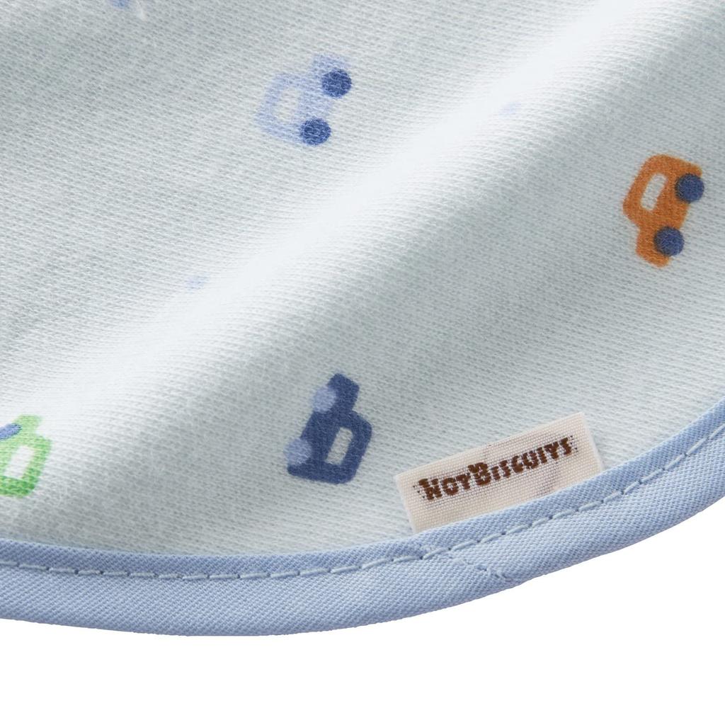 Miki House Hot Biscuits Boys and One Size Fits Bib, Girls, Kids' Clothing, Blue, All, 70-2982-491