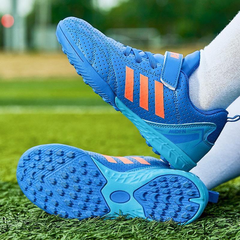 Sneakers Children's Girls Training Nails Competition Stomach Boys' Small Football Shoes New Broken Elementary and Secondary School Velcro
