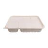 1100ml Degradable 5-Compartment Lunch Box with Lid