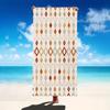 Boho Minimalist Geometric Diamond Microfiber Beach Towel Oversized Extra Large Aesthetic Moroccan Pool Blanket for Men Women