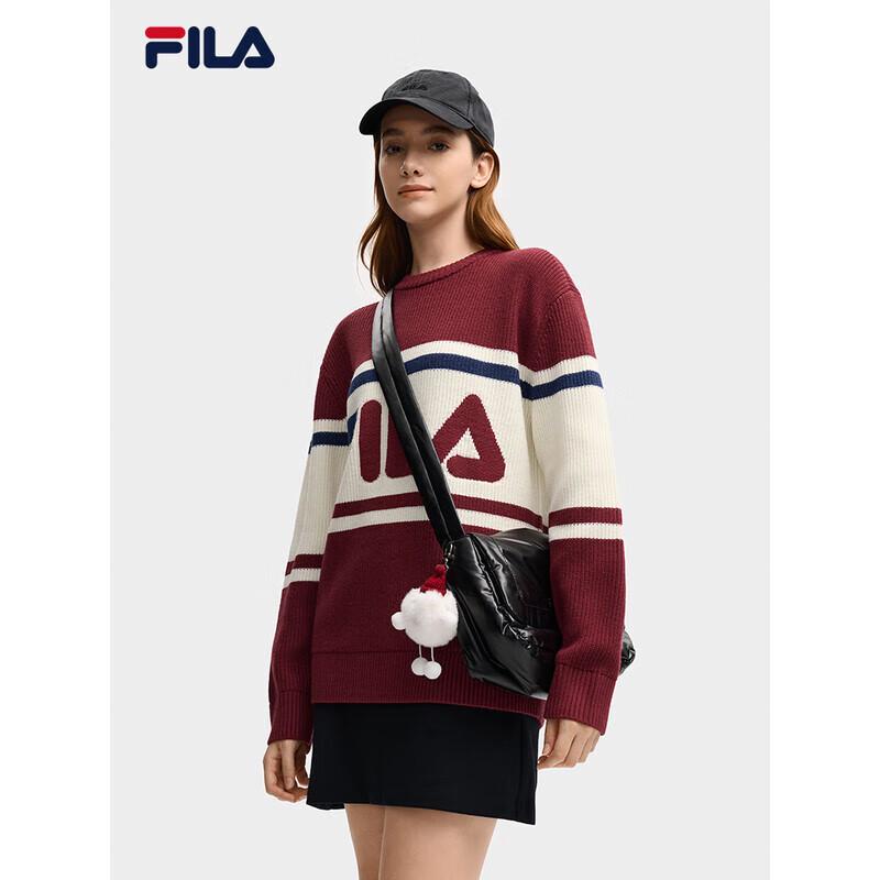 Fila Unisex Color Block Knitted Pullover Sweater XXL