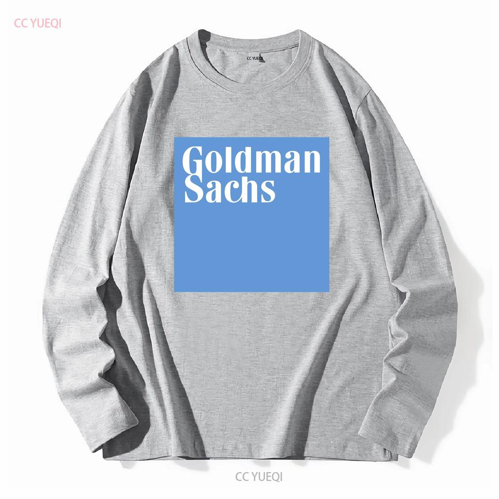 Goldman Sachs Logo T Shirt USA Size S XXL Long or Short Sleeves Vintage Washed Stylish Stretched Comfortable Versatile Graphic