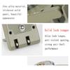 1PCS Bedroom Wooden Door Lock Home Anti-theft Lockset Old-fashioned Tiger Tooth Mechanical Lock Zinc Alloy Security Door Lock
