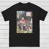 Ukiyo-e Samurai T-Shirt, Yoshitoshi Woodblock Art