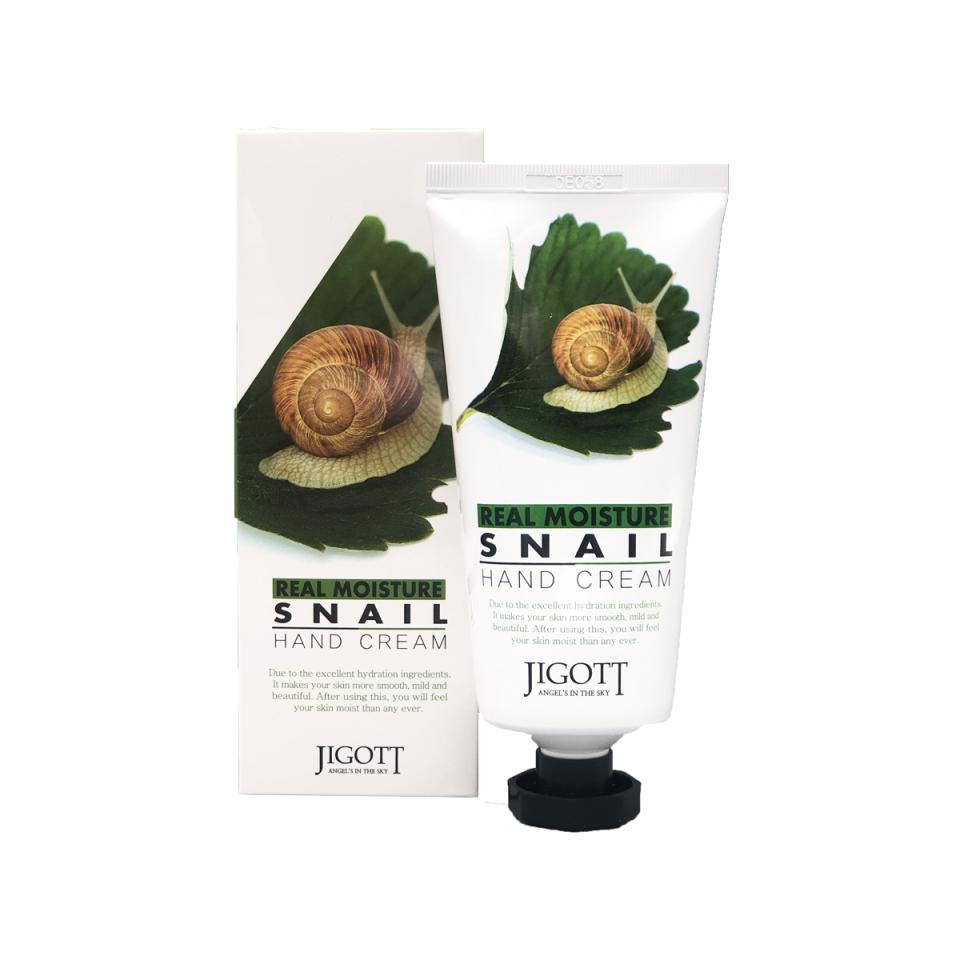 

JIGOTT Real Moisture Snail Hand Cream Крем для рук с муцином улитки, 100 мл,