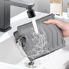 Kitchen Faucet Splash Pad Silicone Sink Faucet Splash Guard Mat Sponge Drain Rack Countertop Protector for Bath Kitchen Gadgets
