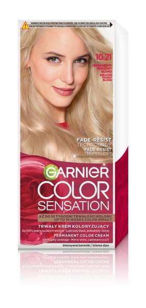 Garnier Color Sensation Crema Colorante N. 10.21 - Biondo Perla Setoso 1 Confezione.