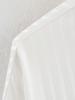 2025 Spring Women's European & American Style Simple White Silky Sun Protection Long Sleeve Shirt