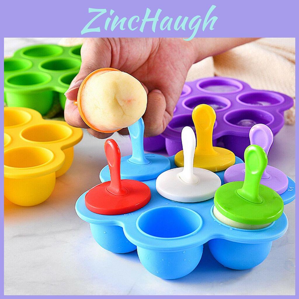 High Quality Food Grade Silicone Mini Ice Lolly Cream Maker Mold Tray For Diy Popsicles