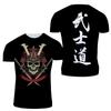 Exkluzivní design Bushido cool tričko Letní móda Muži Ležérní Osobnost Japonský samurajský vzor Tištěné streetwear Trička