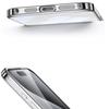 SULADA Für iPhone 16 Pro Hülle Galvanisiert Ultra Klar Weiche TPU Handyhülle mit PU Handschlaufe