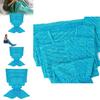 Kids Mermaid Tail Blanket With Pure Color Design And Acrylic Material For Cozy Comfort