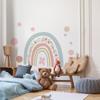 Rainbow Heaven Wall Stickers Star Heart Cloud Kids Girls Bedroom Art Nursery