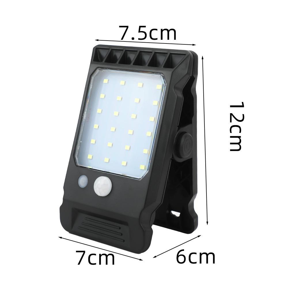 Motion Sensor Solar Security Light Super Bright IP65 Waterproof Motion Sensor Light Solar Powered Clip Mount Garden Light