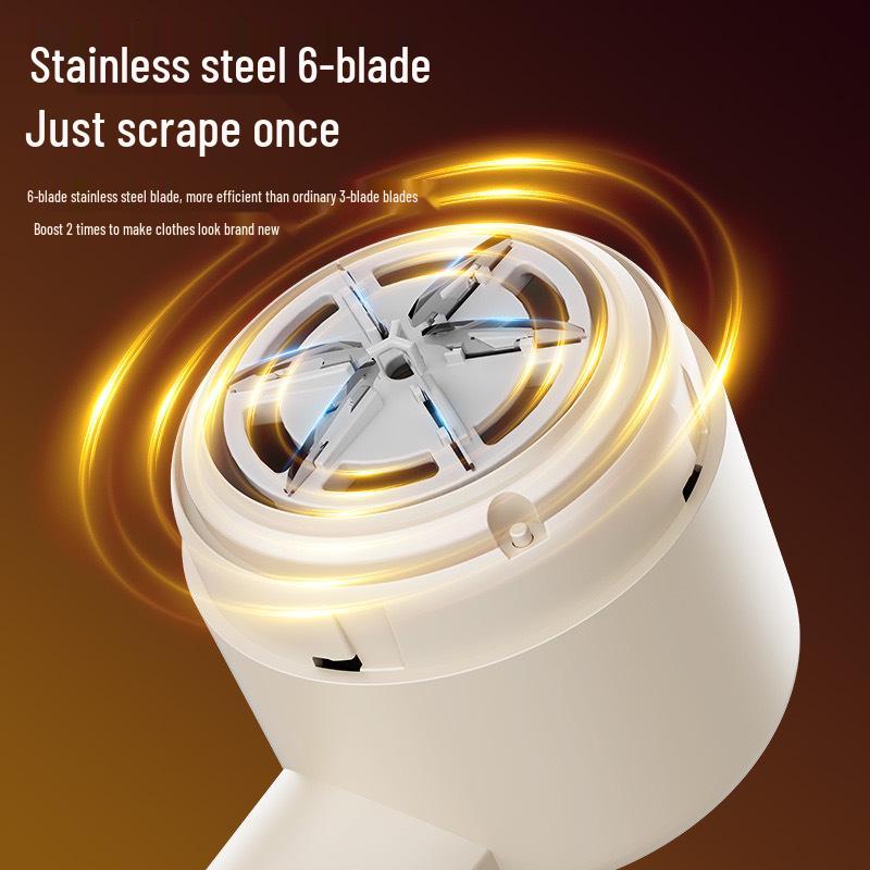 Rechargeable Lint Remover with 6 Blades & Widened Mesh