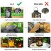 2/4PCS Solar Flame Hanging Lamp Waterproof Outdoor Light with Flickering Effect for Garden Patio Yard Path Christmas Decor