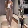 2024 Fall/Winter European/American Women's Casual Sports Cardigan Top