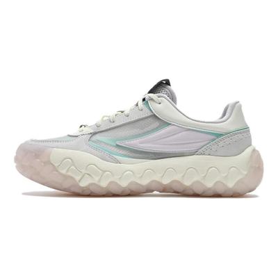 Gara 2 Bequem Vielseitig Langlebig Niedrig geschnitten Lässige Laufschuhe Damen Sneaker Weiß Nebelgrau Rosa F12W433201FSN