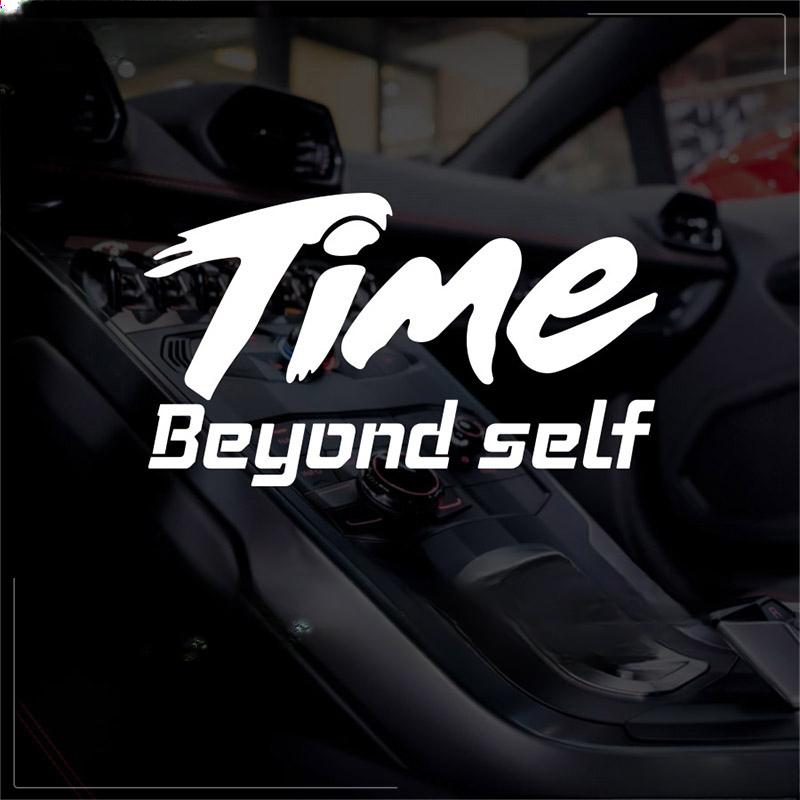 Time Beyond Self Car Decals For Auto Window Windshield Bumper Body Ornament Vinyl Decals Scratch Covering Car Accessories