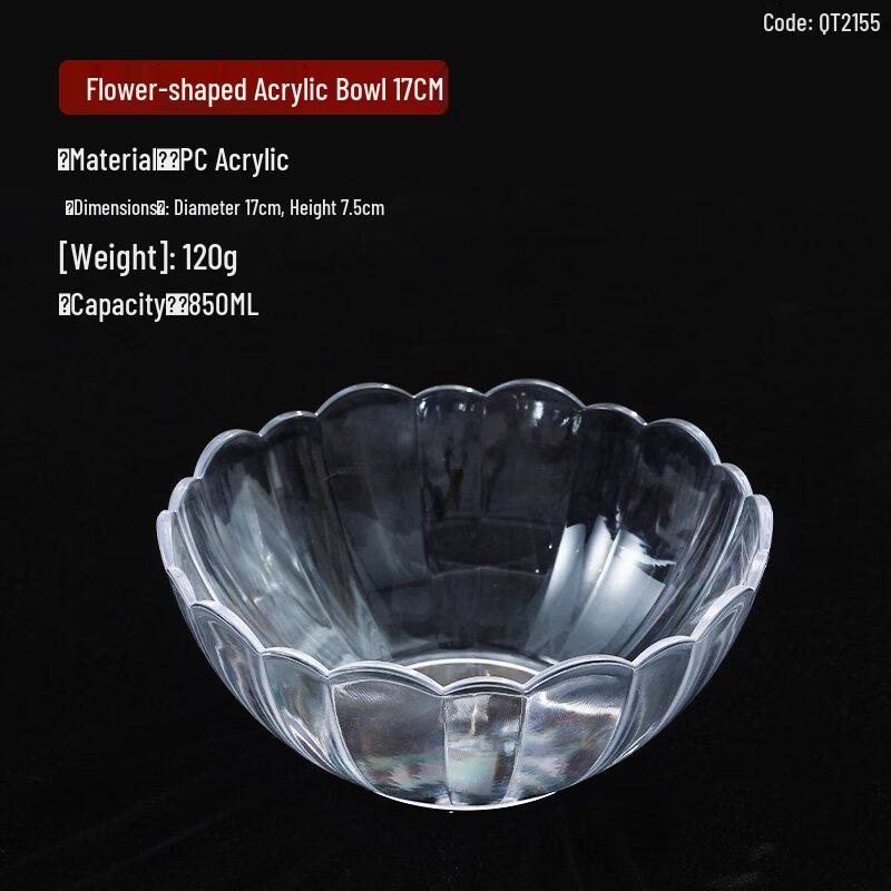 ZISIZ Transparent Round PC Acrylic Coaster