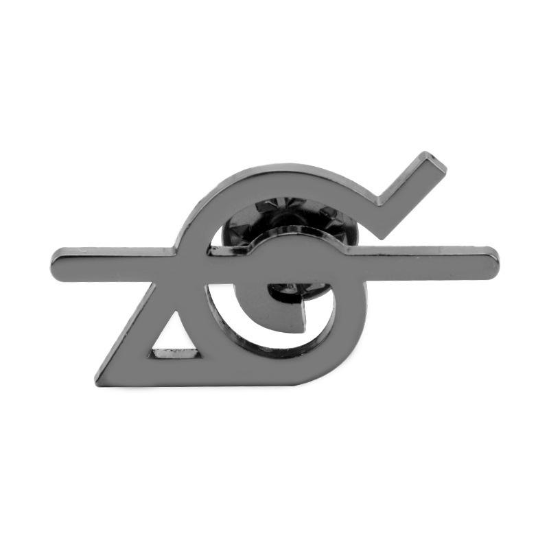 Broșă Naruto Nor Roșu cu Sharingan, Dovleac Gaara, Kunai și Dart - Accesorii de desene animate