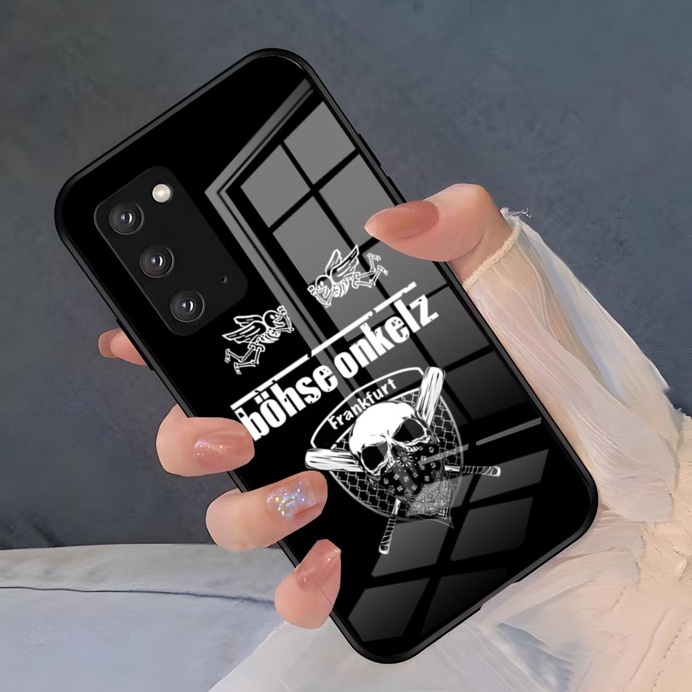 

B-Bohse Onkelz Band Phone Case For Samsung S26 S25 Plus S20 S20 Plus S22 Ultra S23 FE S21 Plus S21 Ultra Glass Cover Samsung S25 Plus