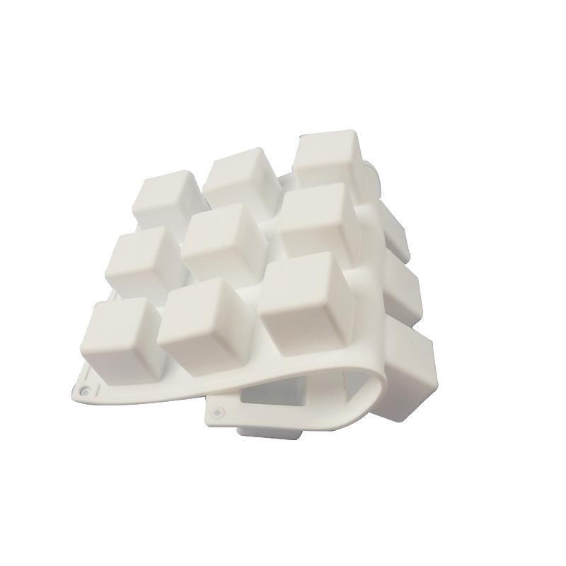 3d Square Cube Shape Silicone Mold Mousse Cake Baking Molds For Caramel Candy Dessert Cheesecake Truffle Jelly Bakeware