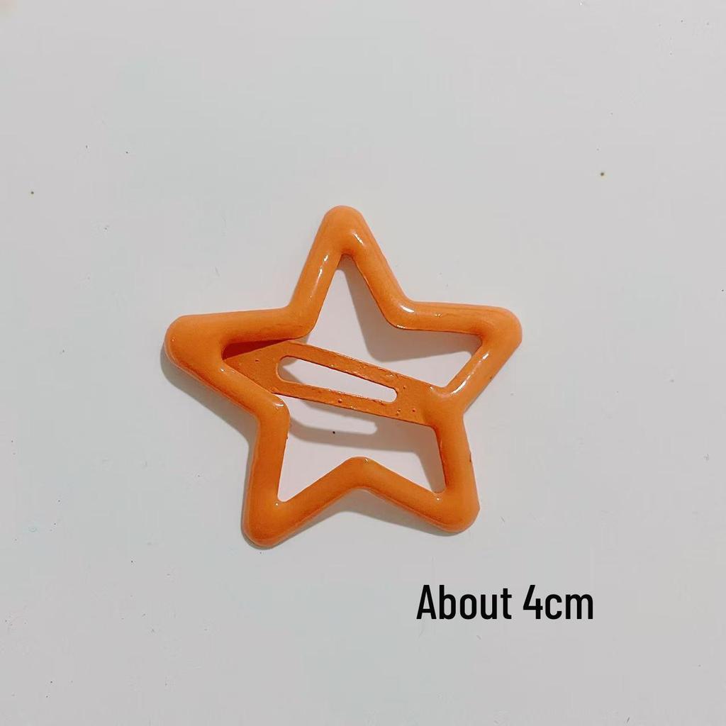 4cm Dopamine Star Hair Clip: Trendy Hairpin for Women & Babies 2025