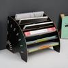 Mehrschichtiger Steh-Testpapierkorb Vertikaler Organizer Aktenständer A4 Datenspeicherregal Schülerbüro Schreibwaren Ordner Mappe