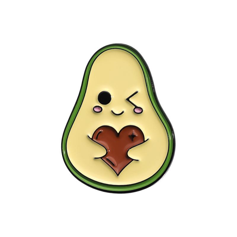 

Kawaii Avocado Enamel Pins Space Astronaut Cat Planet Fruit Brooches Lapel Badge Backpack Funny Jewelry Gifts for Friends