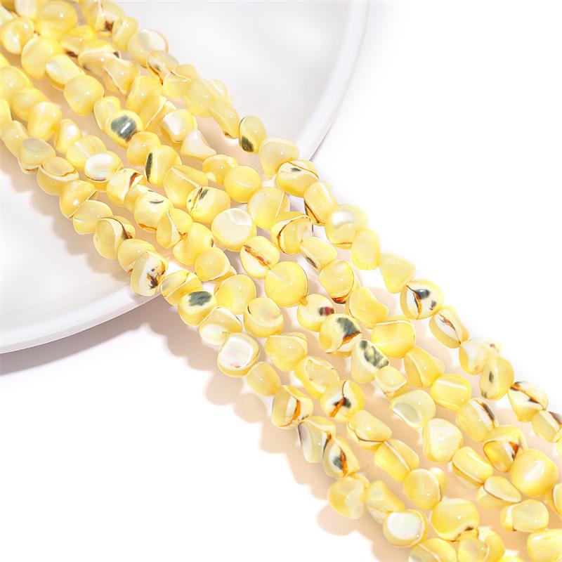 55Pcs Natural Colored Horseshoe Snail Irregular Leather Small Stone Beads For DIY Necklace Bracelet Earrings Jewelry Making