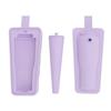 Multifunctional Silicone Ice Cube Mold for Whiskey & Cocktails, 430ml, Purple