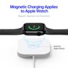 3 in 1 Portable Magnetic Wireless Charger with Stand for iPhone 16 Pro Max 15plus 14pro  Watch S10 Airpods Pro2 Devices