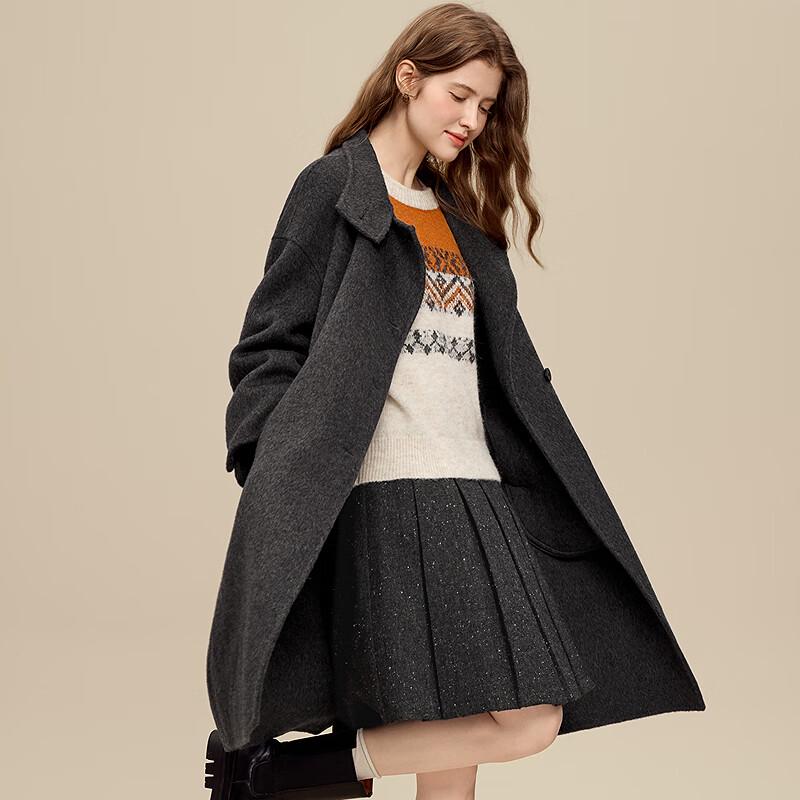 Betu Women's 2025 Winter 100% Merino Wool Coat