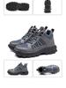 Men's Steel Toe High-Top Work Boots: Ankle Support, Anti-Smash, Anti-Puncture, Wear-Resistant, Comfortable