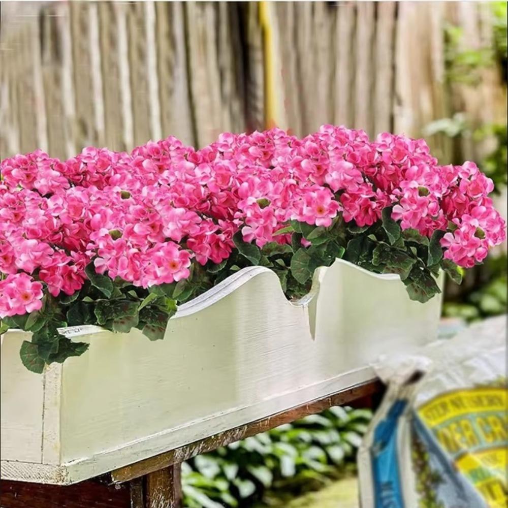 Silk Begonia Flower Artificial Plants 35CM Artificial Flower  Table Decoration