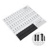 Piano Stickers Music Sheet Keyboard PVC Black White Numbers Notes for Children Beginners