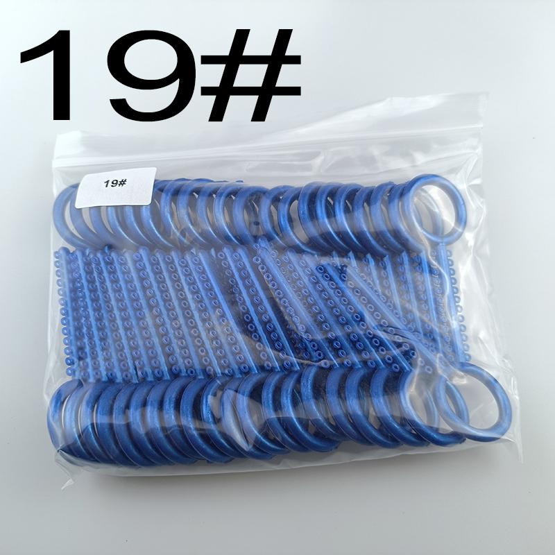 1 sáček zubních elastických ligací, ortodontických elastomerových gumiček, barevných O-kroužků