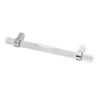 Crystal Acrylic Handle Modern Transparent Drawer Pull Handle for Closets Bookcases Shoe Cabinet