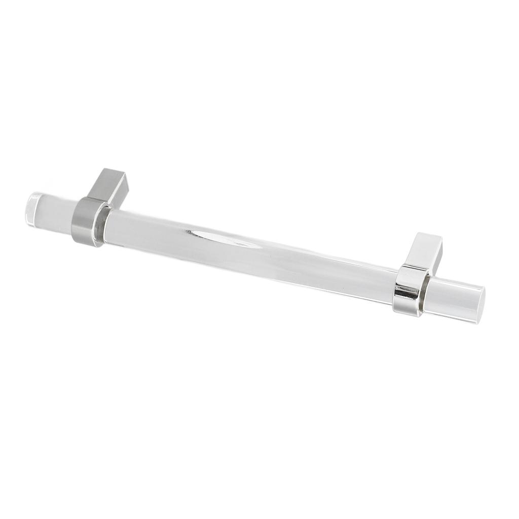 Crystal Acrylic Handle Modern Transparent Drawer Pull Handle for Closets Bookcases Shoe Cabinet