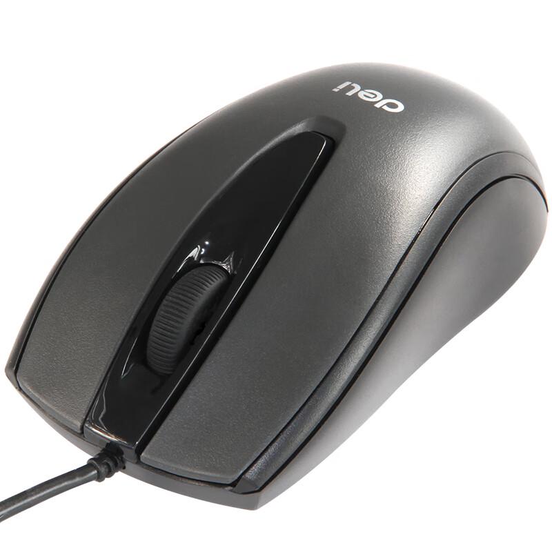 Deli Wired Ergonomic Silent USB Office Mouse