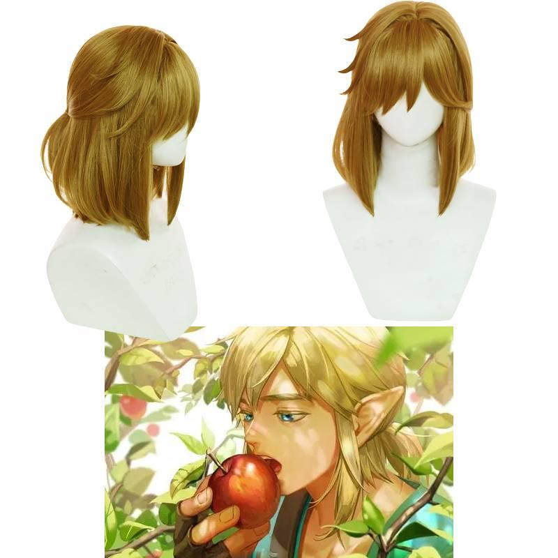 Breath Of The Wild Link Cosplay Wig With Realistic Scalp