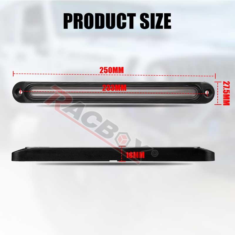 Upgrade LED Brake Tail DRL Lights 12V 24V Truck Trailer Waterproof 3 In 1 Red Yellow Integrated Flowing Water Turn Signal Lamps