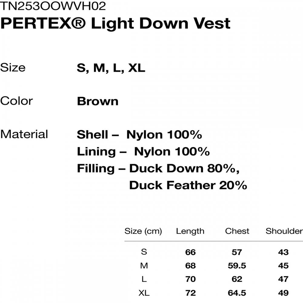 Thisisneverthat Pertex Light Down Vest Tn253oowvh02