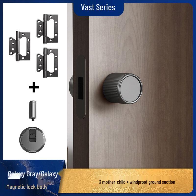 Minimalist Universal Indoor Door Handle Set for Bedroom and Bathroom