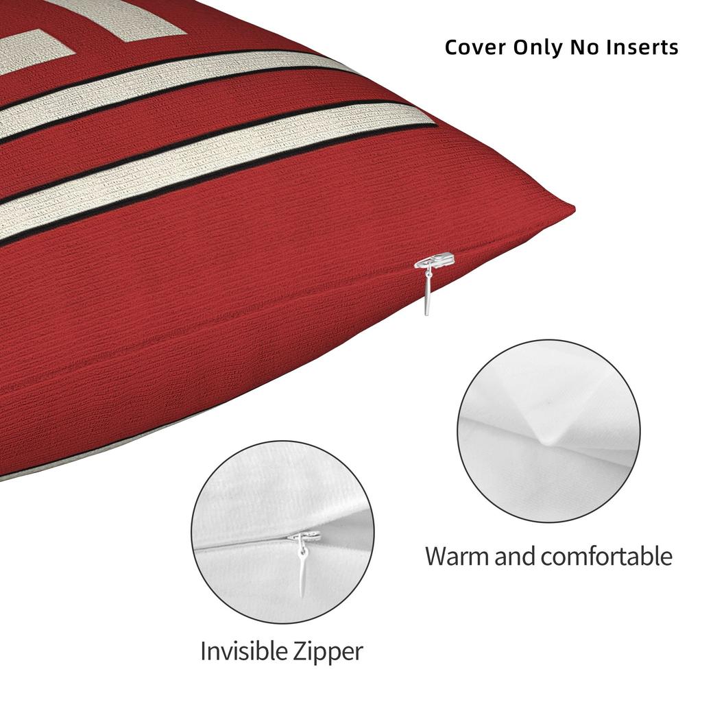 Heated Rivalry 21 Square Pillow Covers Polyester Car Cushion Case Cool Decor Pillowcase 45*45