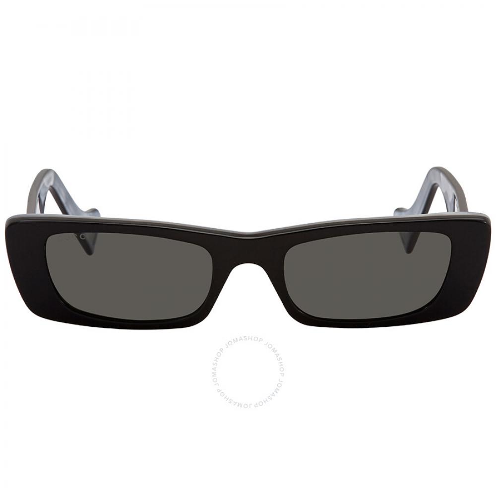 

Gucci Grey Rectangular Ladies Sunglasses GG0516S 001 52