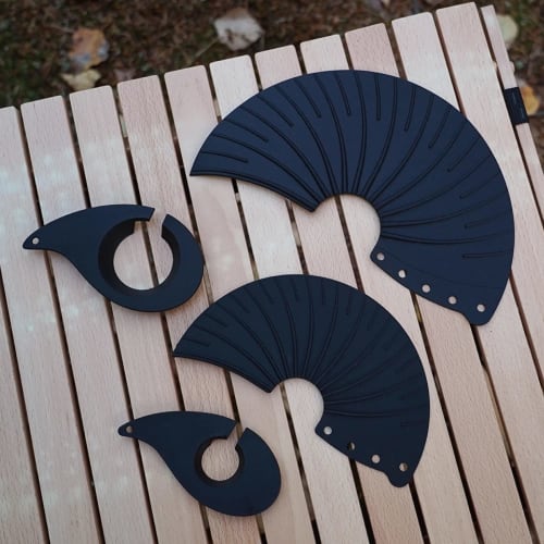 Zebrang V60 Flat Dripper 01 PLUS ZB-VDF-01B, lightweight, portable, pocket-sized, perfect for outdoor camping. Serving 1-2 cups of coffee. Foldable, p