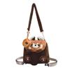 Raccoon Cute Little Cartoon Animal Doll Plush Backpack For School Travel And